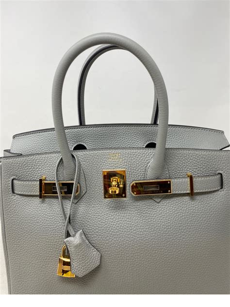 hermes birkin gris moutte 30|Hermes Birkin 30 Gris Mouette Togo Gold Hardware .